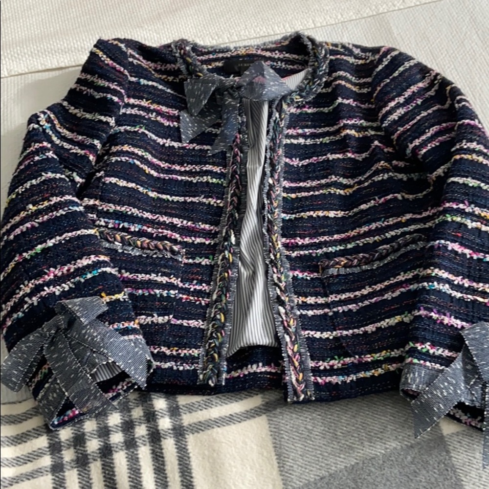J Crew colorful blazer